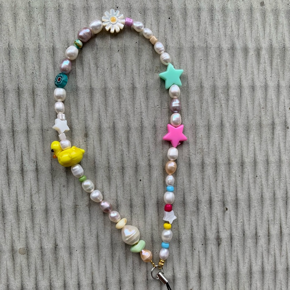 Duck Bead Phone Strap Charm String